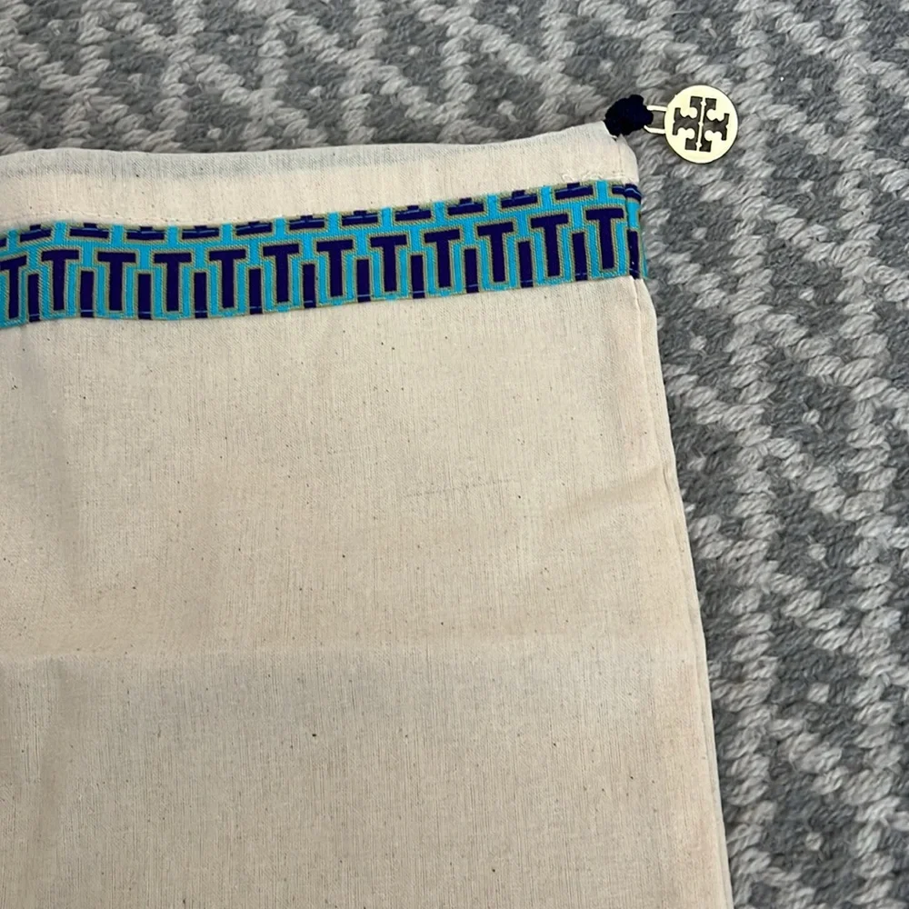 Tory Burch Dust Bag with Blue Trim